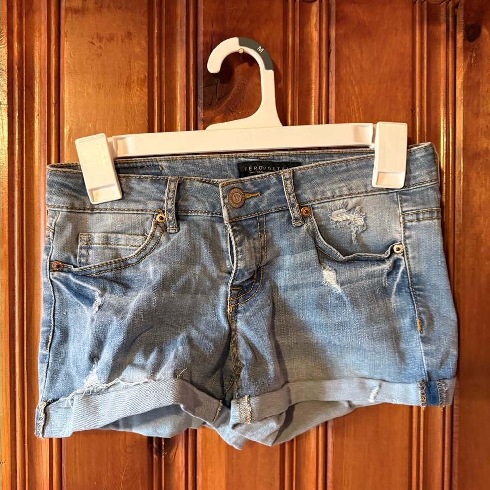 Aeropostale Light Blue Jean Shorts